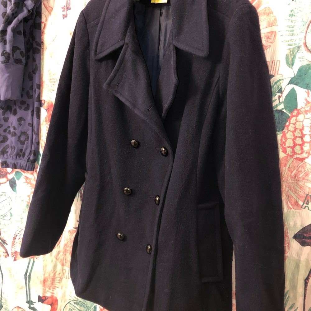 Vintage ladies LL Bean wool pea coat - Picture 8 of 8